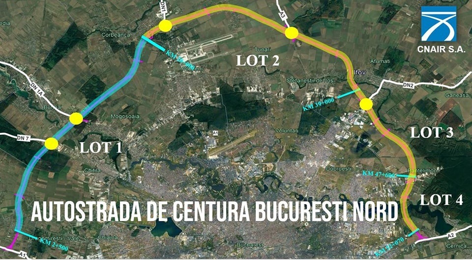 "Autorizație de construire parțială emisă pentru Lotul 1 al Autostrăzii A0 București Nord: Pizzarotti – Retter poate demara lucrările oficial"