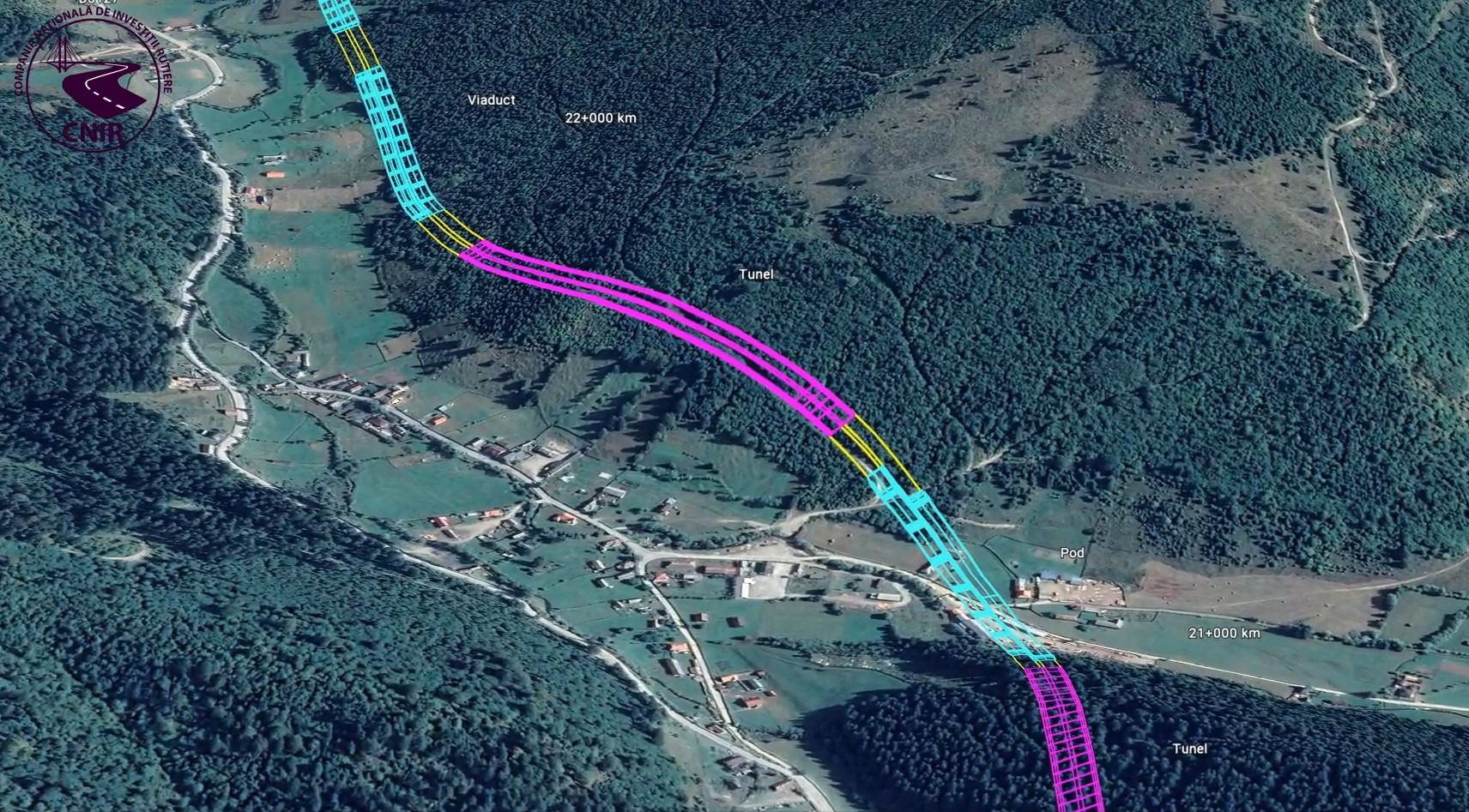„Lotul cel mai lung al Autostrăzii Unirii (A8), secțiunea Ditrău – Grințieș (38 km), cu o valoare de 6,14 miliarde lei, a fost adjudecat de Umbrărescu”